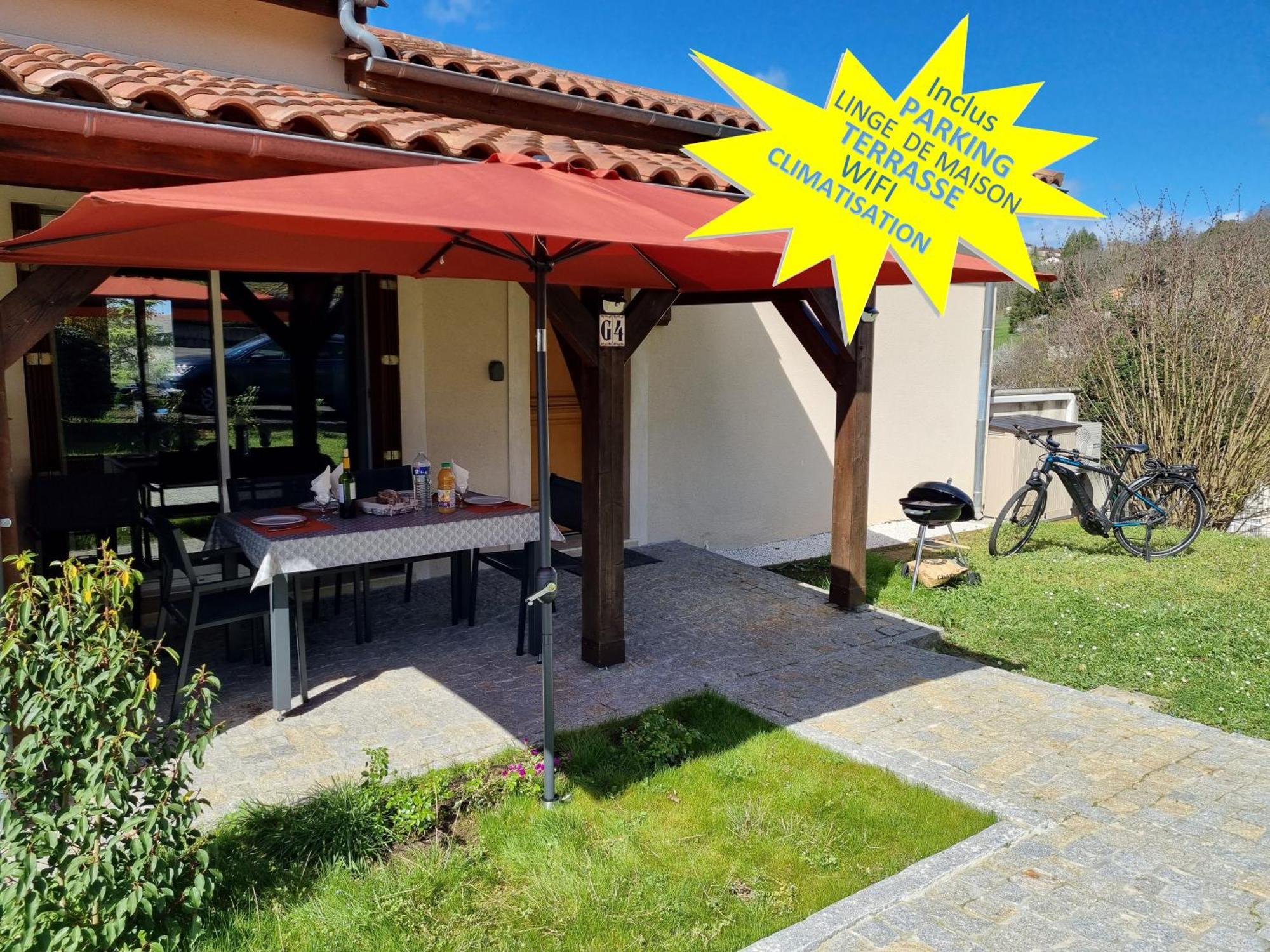 Les Hauts De Sarlat G4 - Clim Piscine Parking Wifi 2 Chambres Eksteriør billede